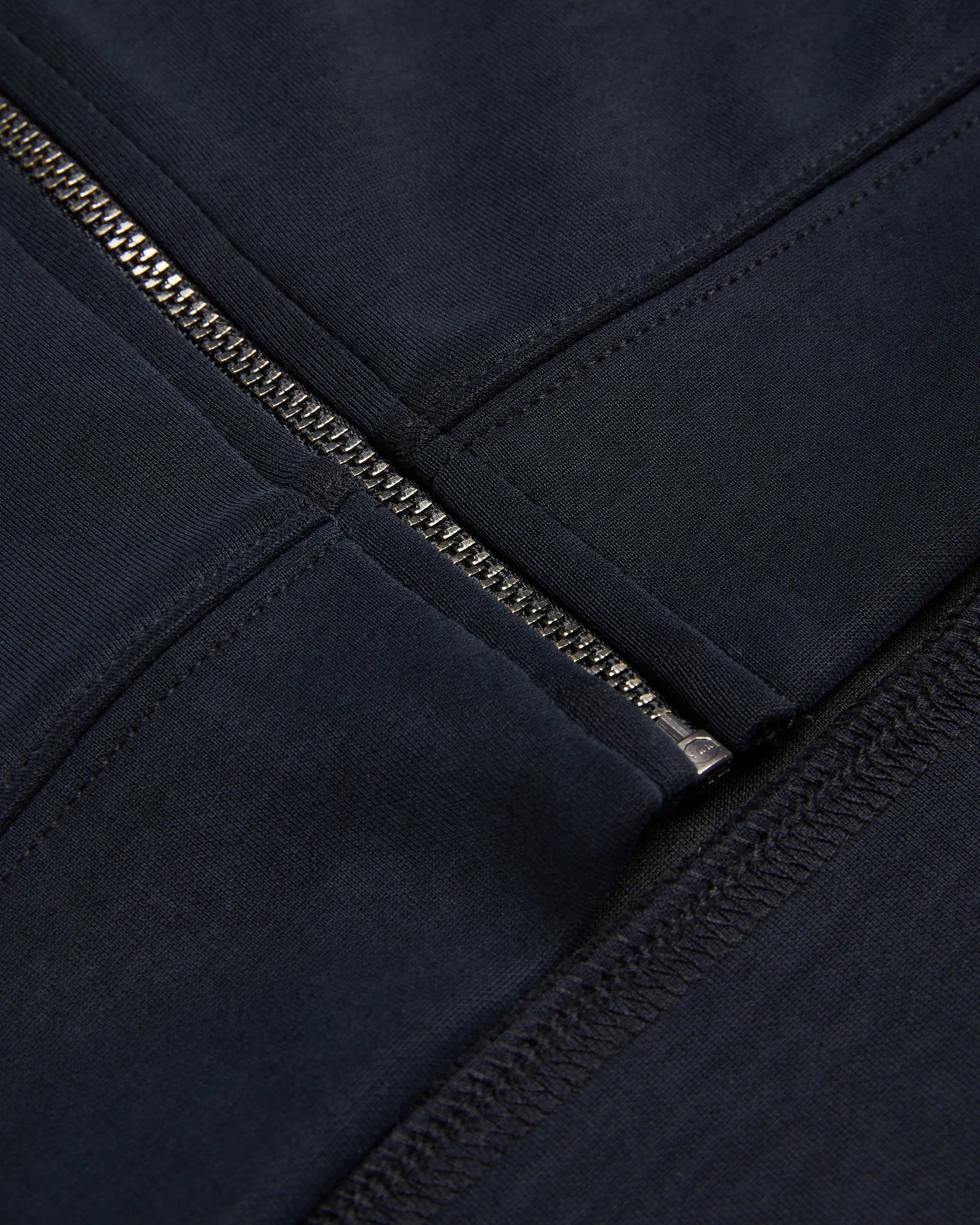 Arorha Zip Through Funnel Neck Sweat Black
