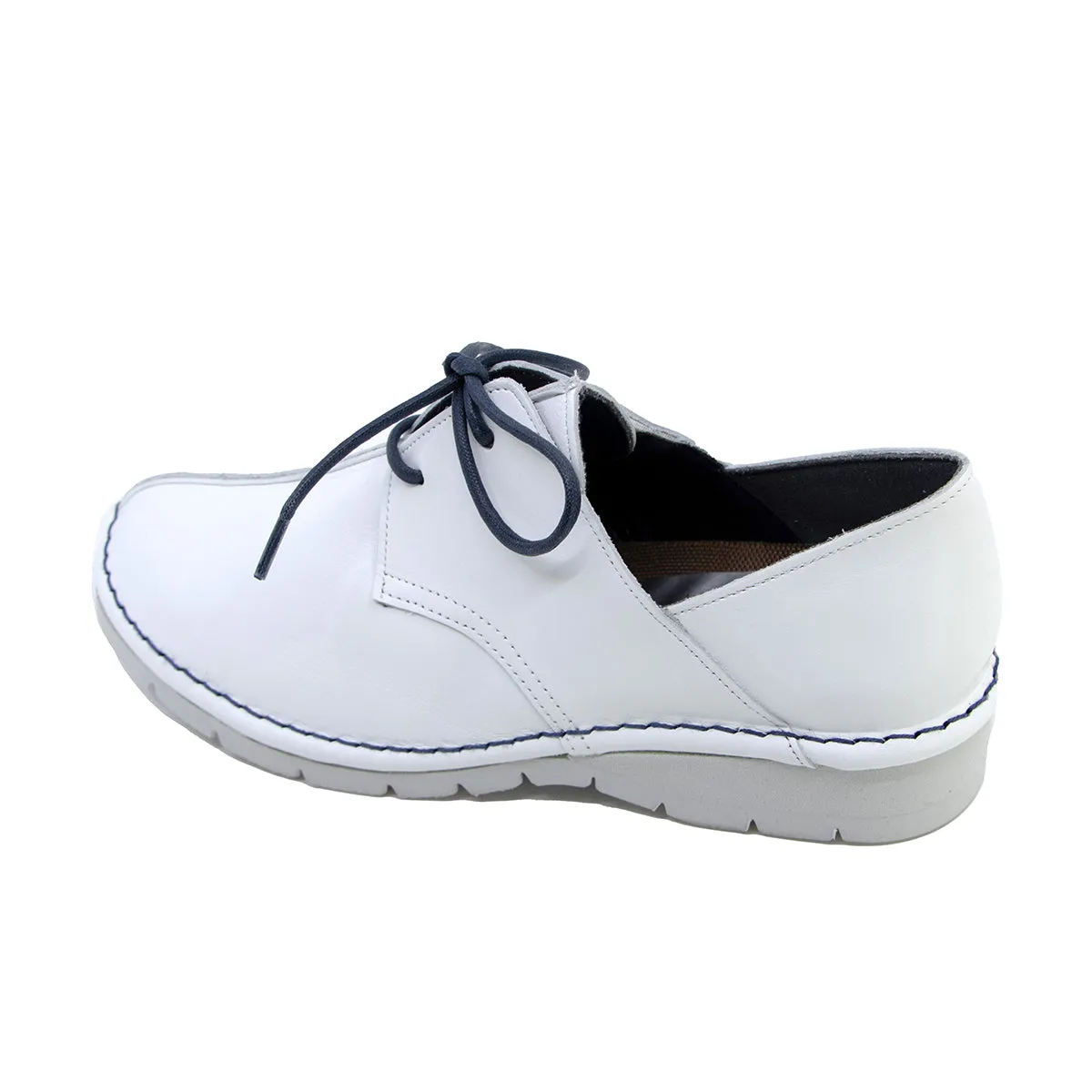 Boku2 White Wide Fit Sneakers