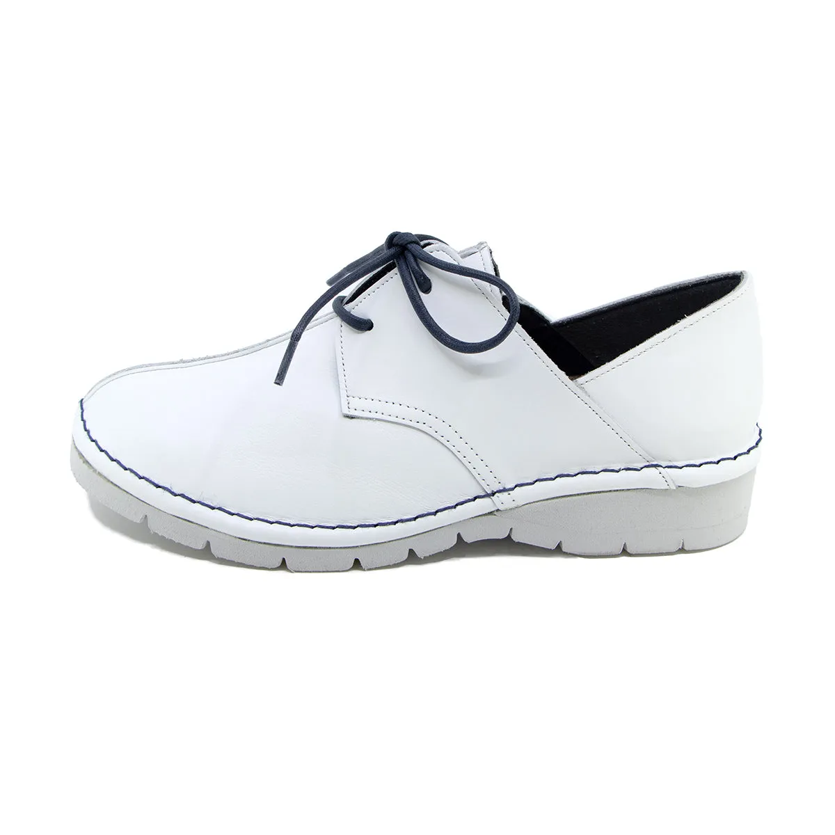 Boku2 White Wide Fit Sneakers