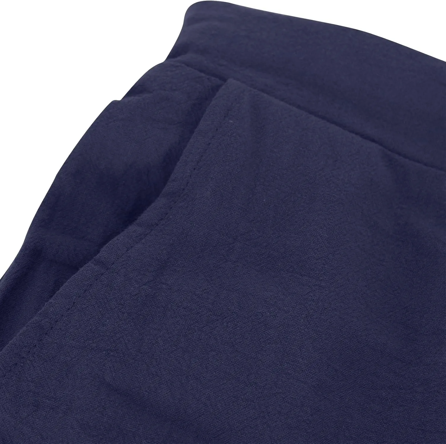 FZYLQY 2025 Linen Pants for Women Summer Casual High Waisted Drawstring Beach Pants Trendy Solid Color Trousers with Pockets