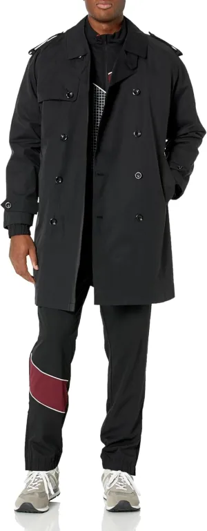 LONDON FOG Men's Double Breasted Trenchcoat