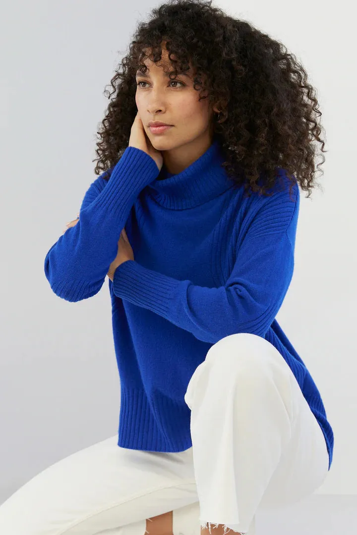 Mia Fratino Ribbed Roll Neck Sweater 16106