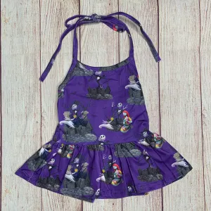 Nightmare Before Christmas Halter Peplum