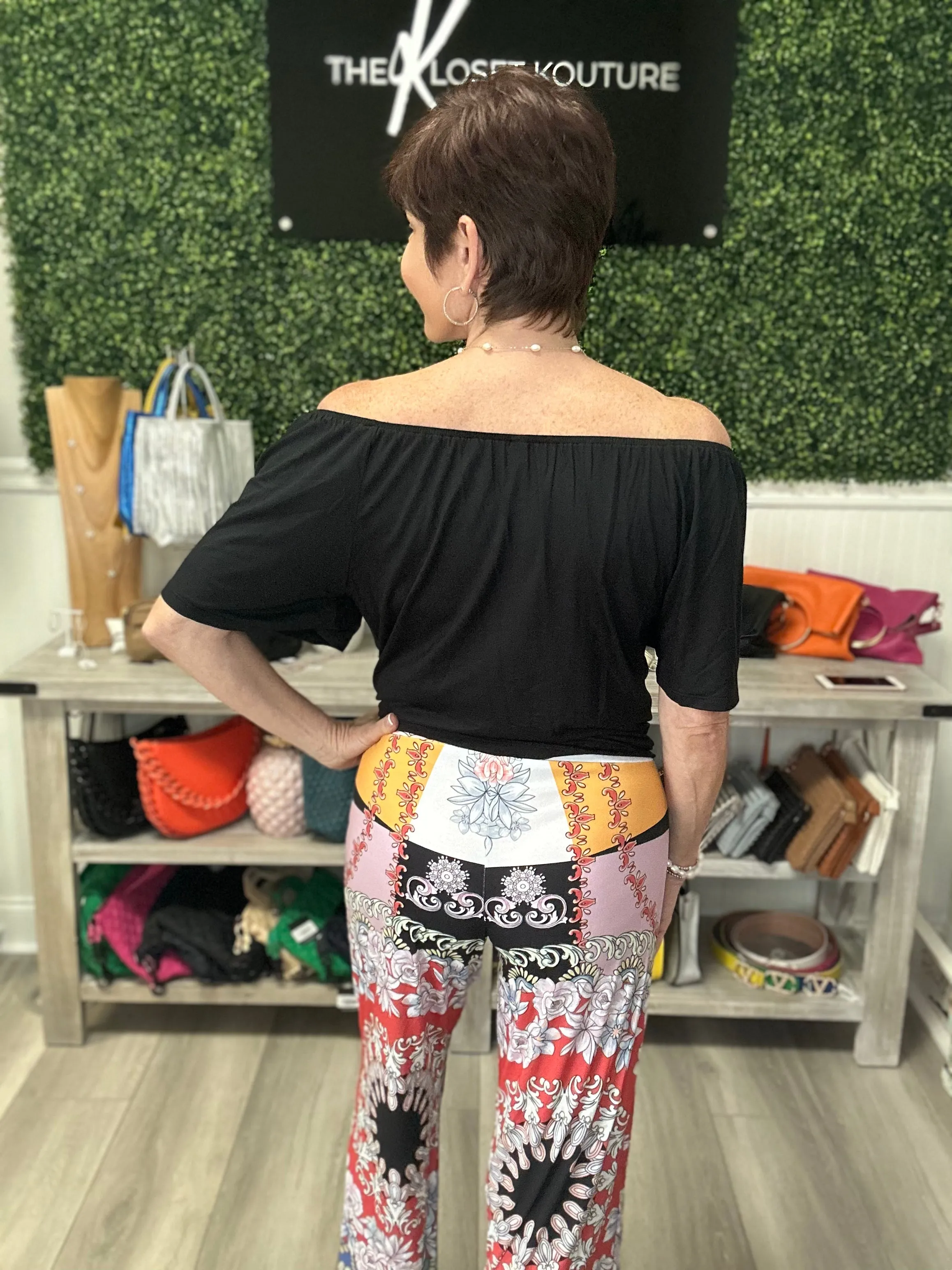 Patchwork Palazzo Pants