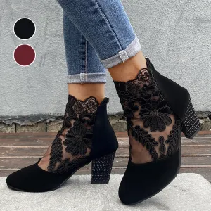 Spring Specials Women's Summer Elegant Lace High Heels