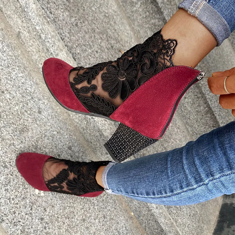 Spring Specials Women's Summer Elegant Lace High Heels