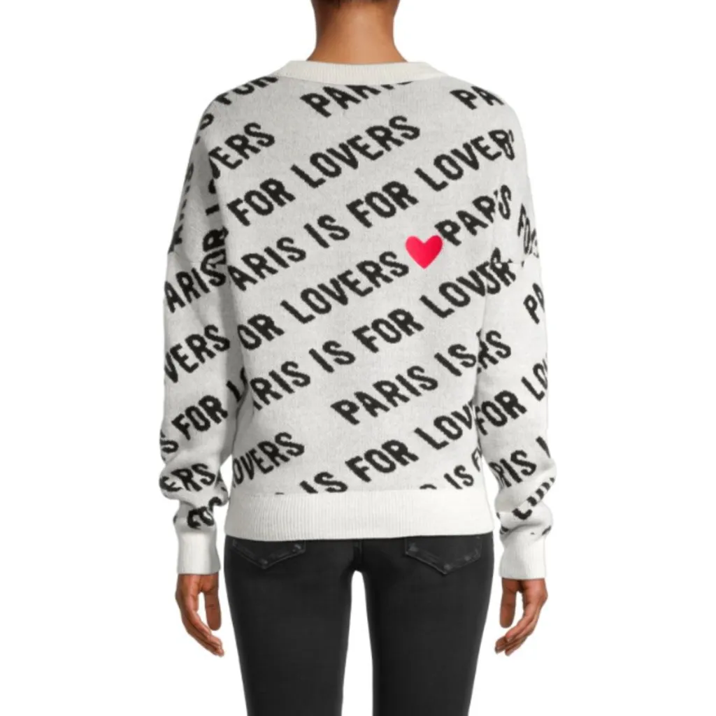 Zadig & Voltaire Anouk C Paris Is For Lovers Sweater - Size Small